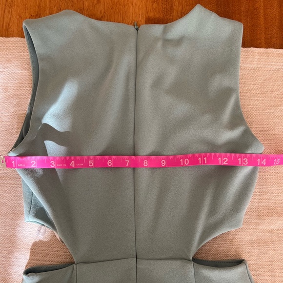 Lulu’s Utterly Smitten Dusty Sage Cutout Side Maxi Dress - Picture 8 of 9